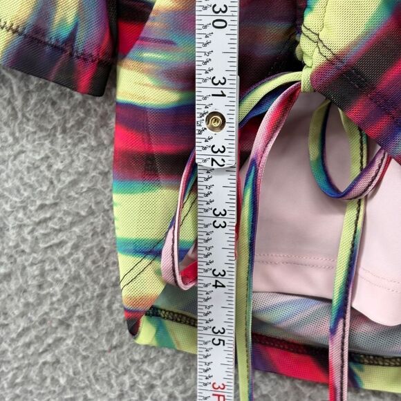 Camila Coelho Vivian Mini Dress Blue Hallucinogen Size Medium NEW - Picture 12 of 16